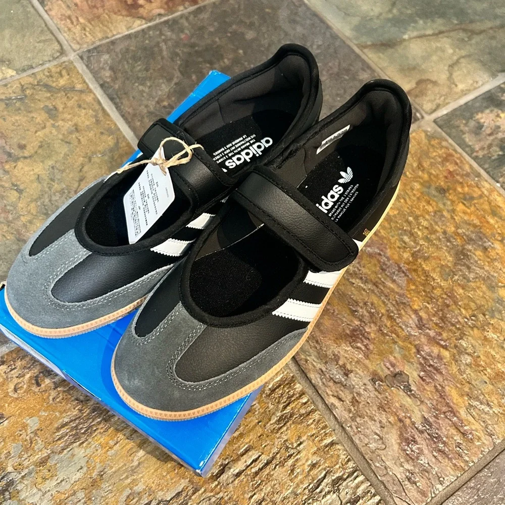 Adidas Samba Black and White Sneakers - Picture 3 of 5